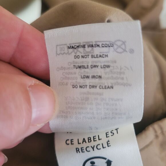 Outerknown Summerland Trouser Women's 27 Chestnut Brown Wide Leg Pants Career - Picture 9 of 13